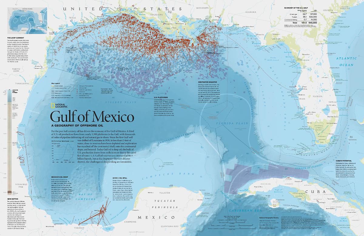 Gulf of Mexico: A Geography of Offshore Oil  National Geographic Society