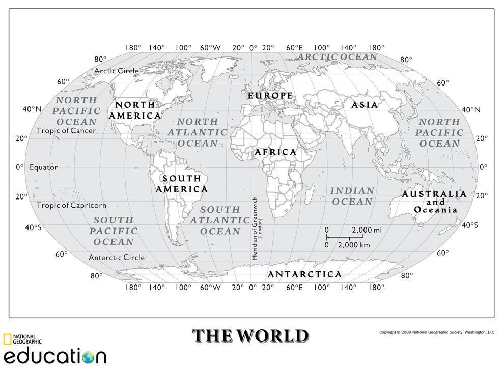 world map printable with latitude and longitude