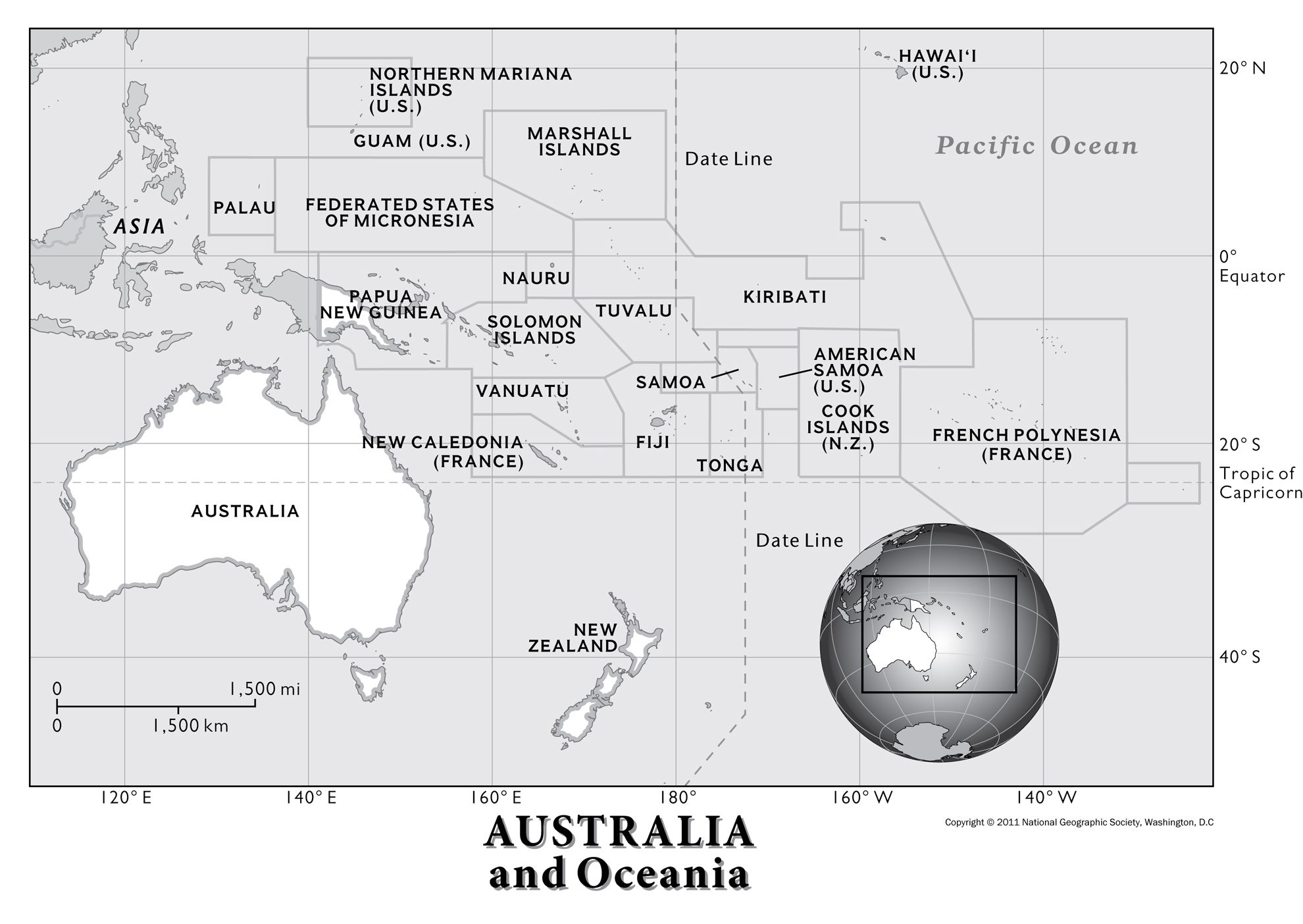 Australia And Oceania Human Geography National Geographic Society - australia and oceania human geography