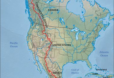 continental divide on us map Continental Divide National Geographic Society continental divide on us map