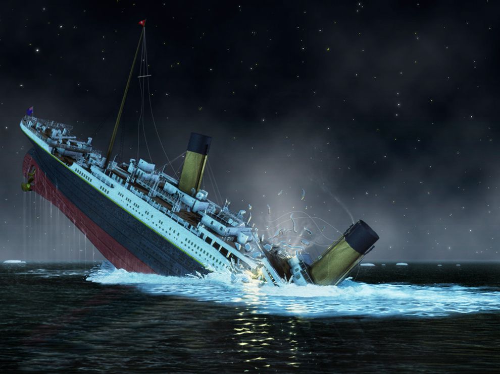 titanic sinking tour