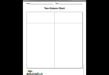 Printable Column Charts