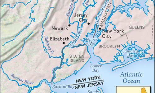 Map Hudson River New York - Share Map