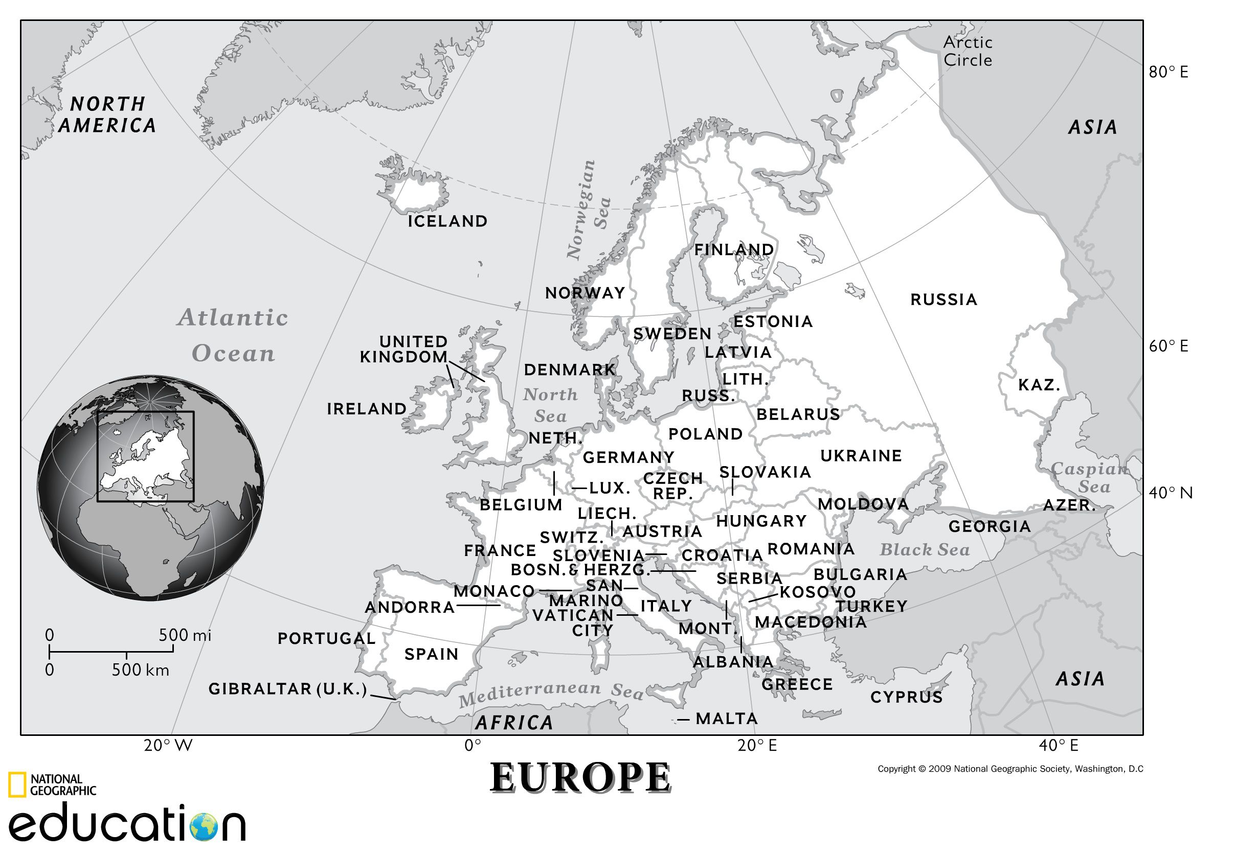 Europe: Physical Geography | National Geographic Society