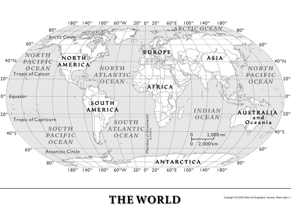 National Geographic World Map Pdf 1-Page Maps | National Geographic Society