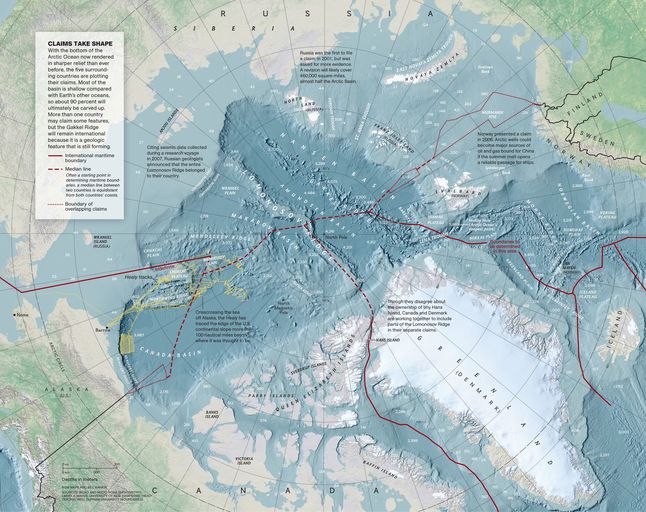 North Pole Map - National Geographic Society
