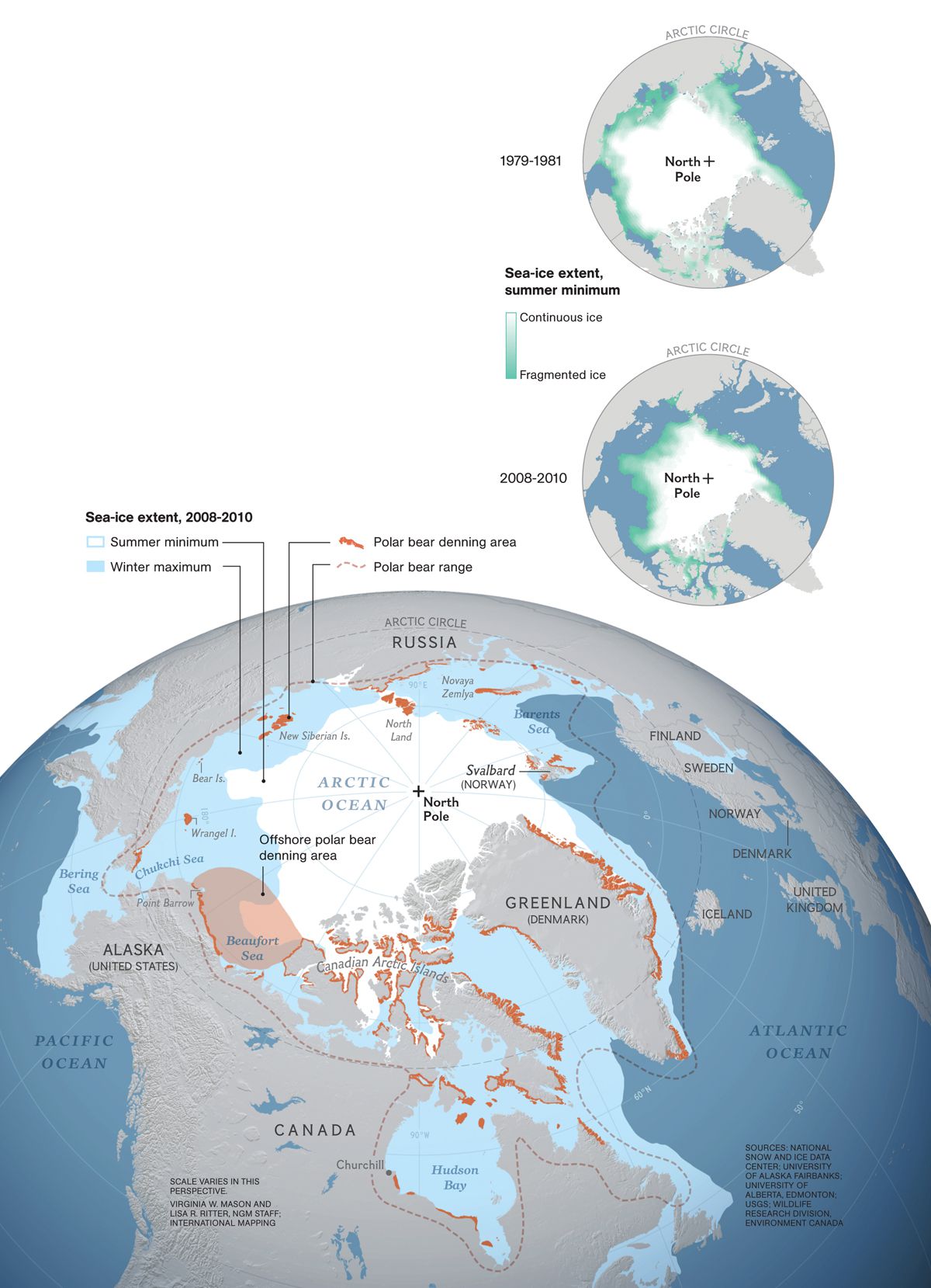 polar bear habitat map Polar Bear Territory National Geographic Society polar bear habitat map