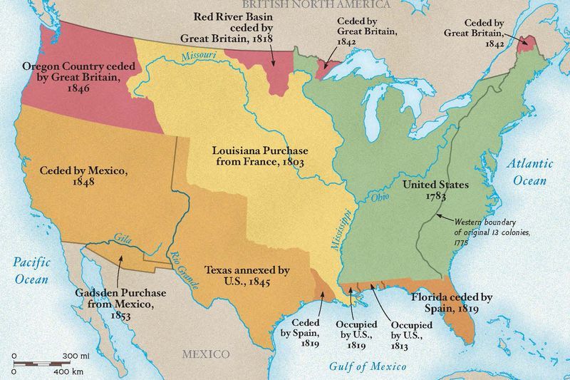 expansion of the united states map Westward Expansion National Geographic Society expansion of the united states map