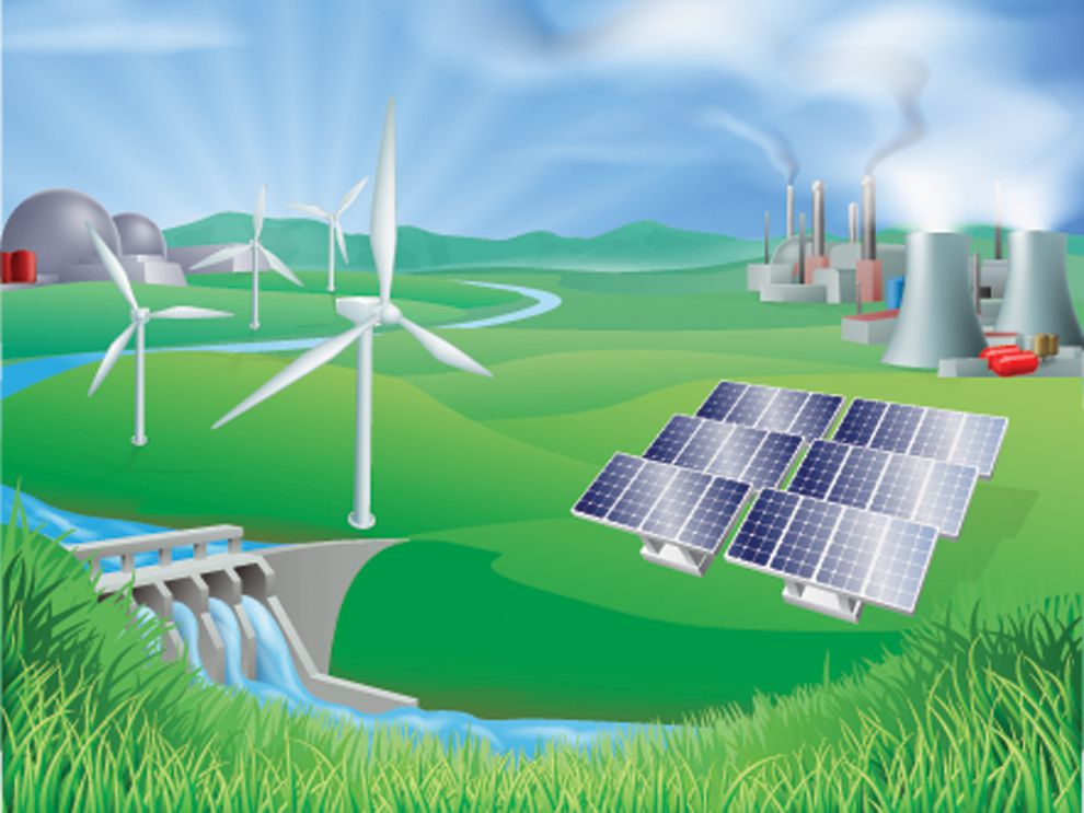 The Right Balance: Mixing Energy Resources | National ... wind energy power plant diagram 