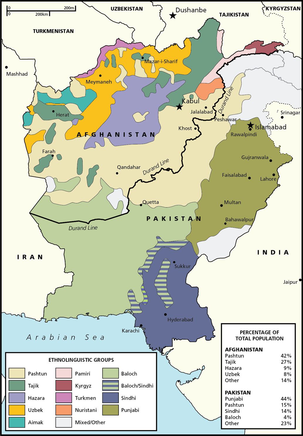 Ethnic Groups In Afghanistan Pie Chart