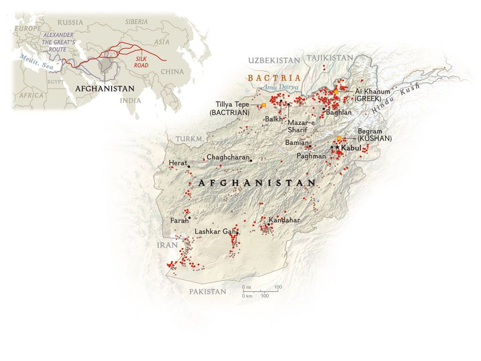 Silk Road Sites In Afghanistan National Geographic Society