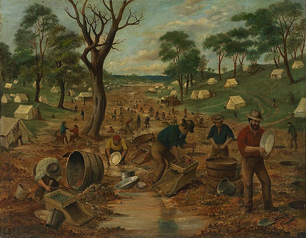 Australian Gold Rush Begins National Geographic Society