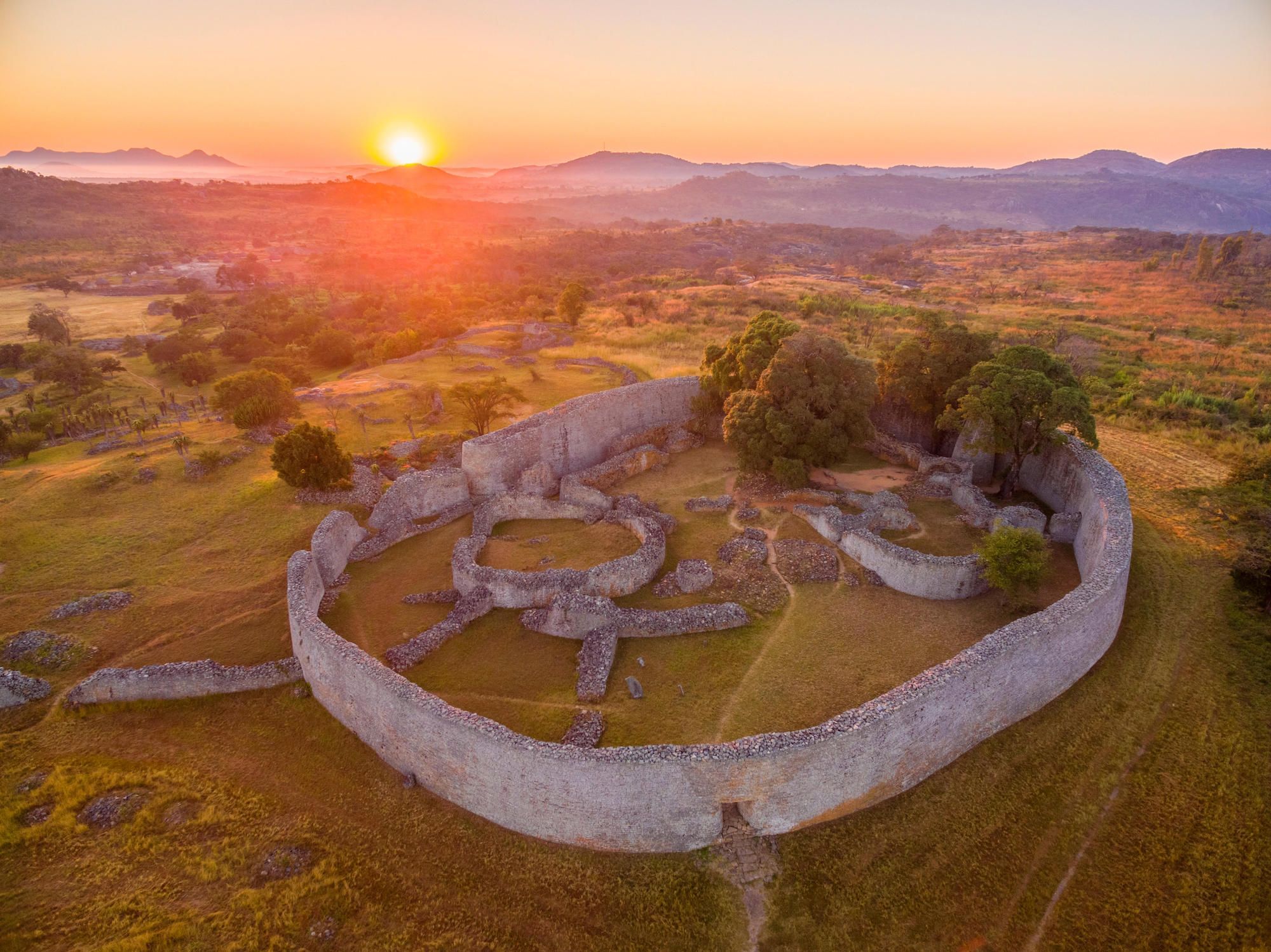 What Material Was Used To Build Great Zimbabwe