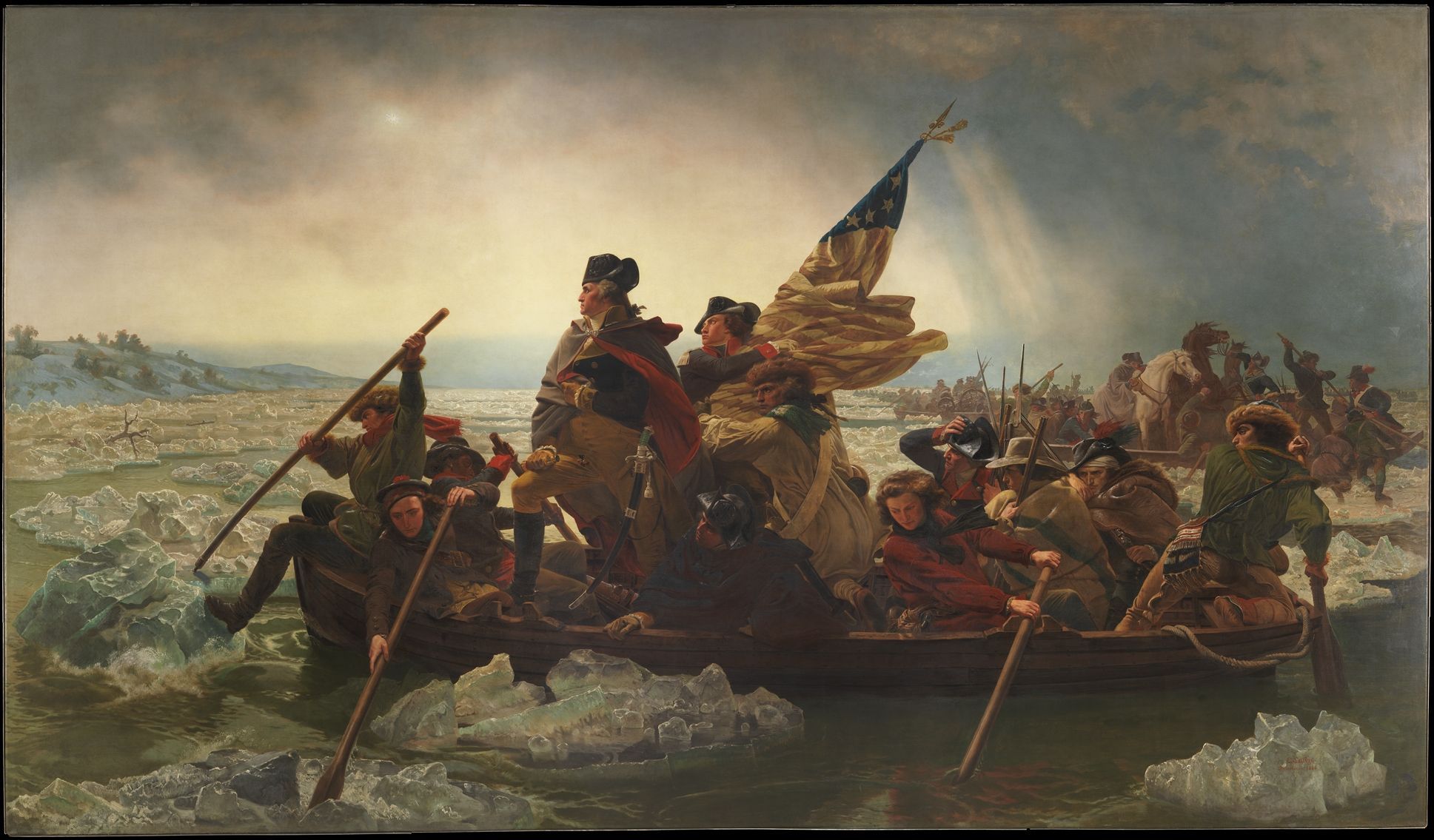 George Washington Crosses The Delaware National Geographic Society