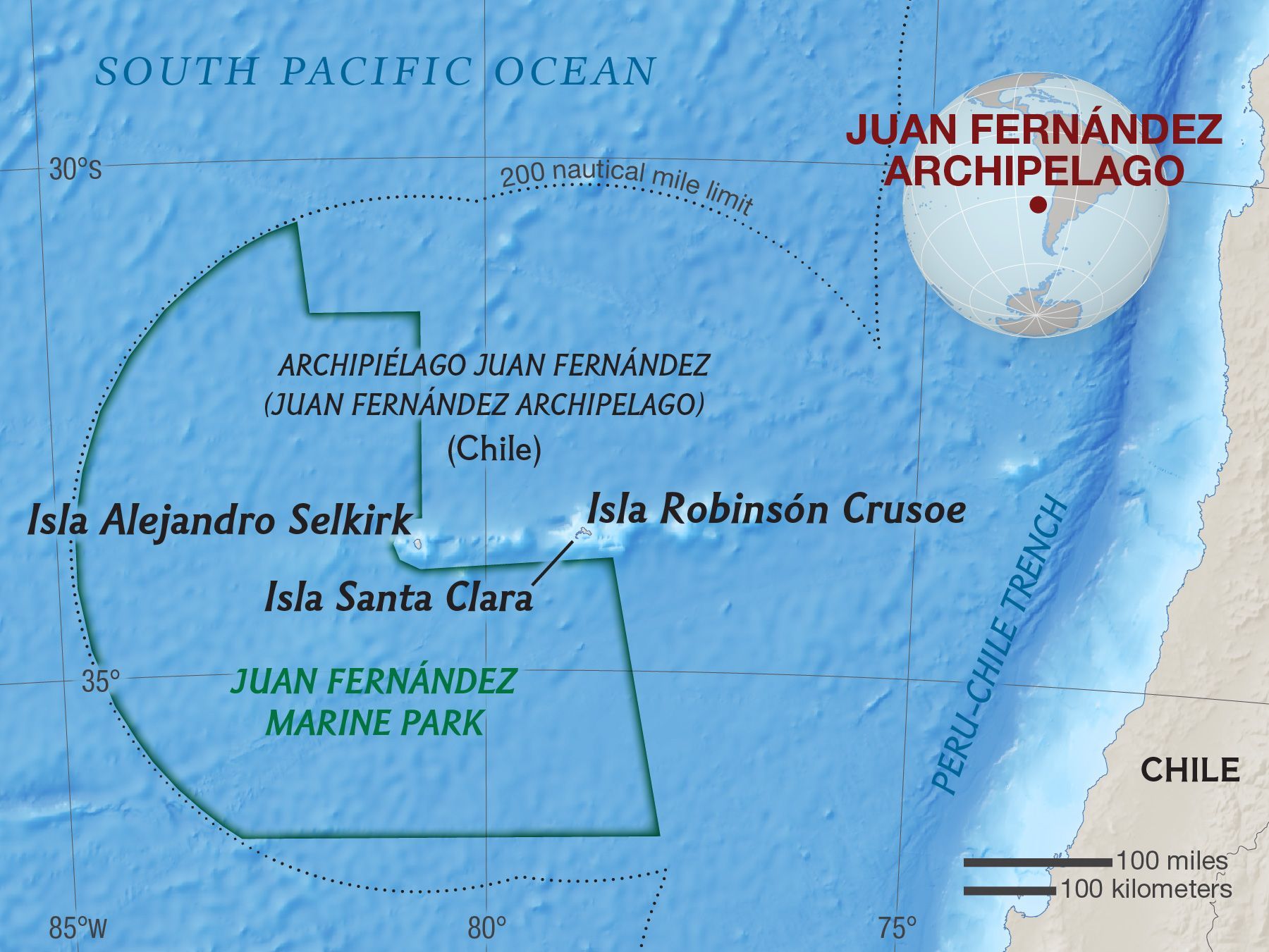 Juan Fernández Archipelago  National Geographic Society