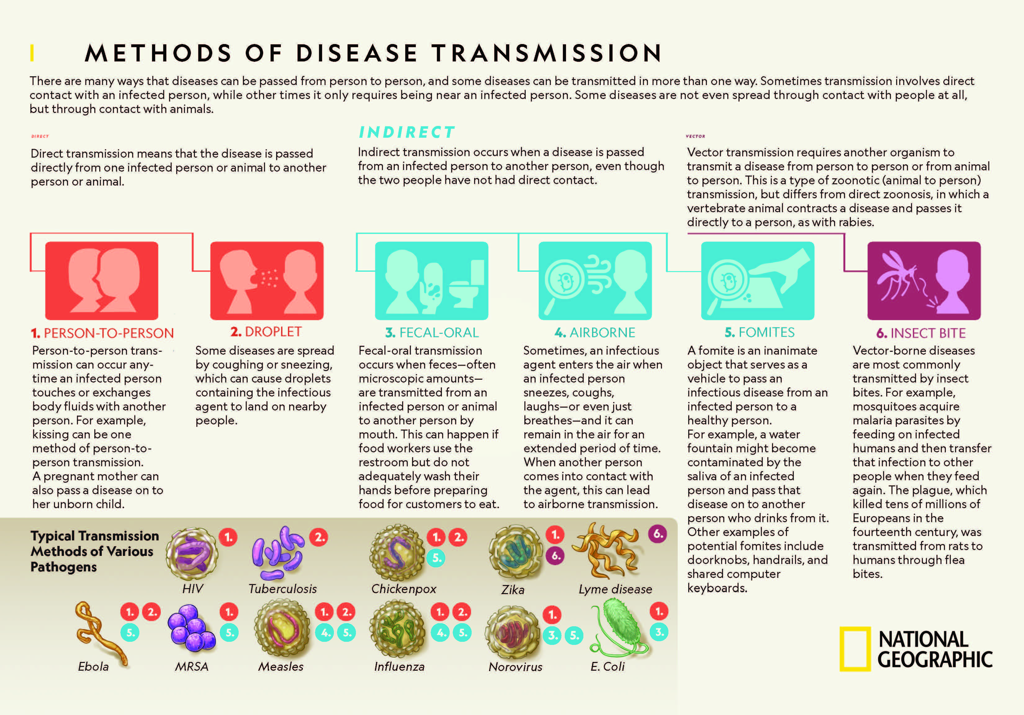 Methods of Disease Transmission | National Geographic Society
