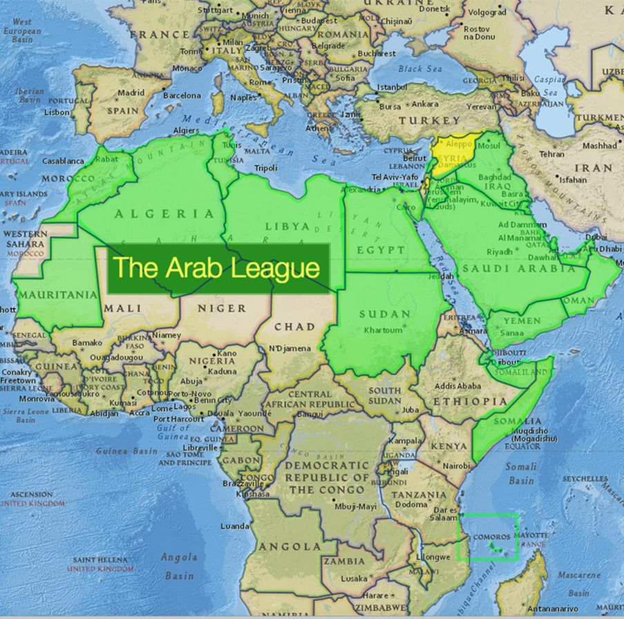 Арабские государства на карте. Лига арабских государств карта. Лига арабских стран на карте. Лига арабских государств страны на карте.
