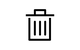 MapMaker's delete icon is a trash can.