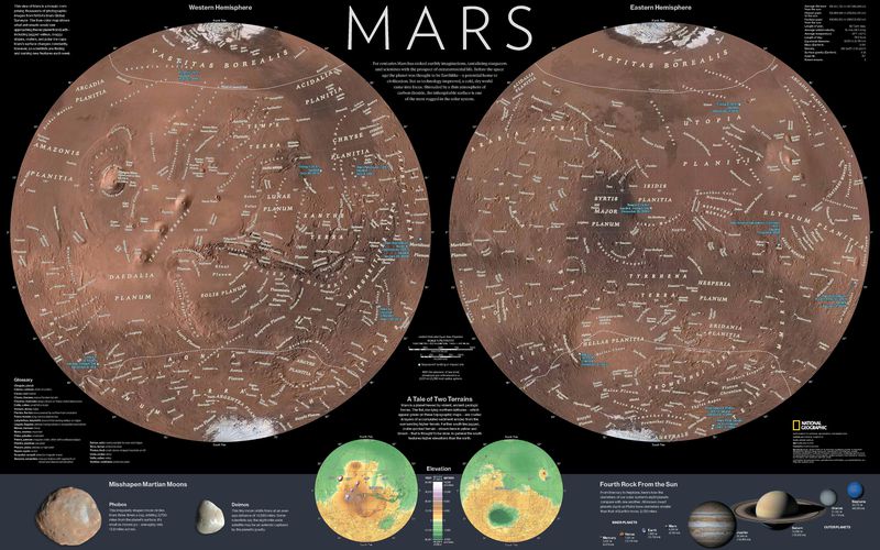 Map Of Mars