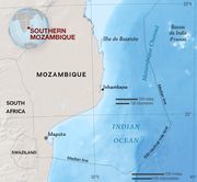 Map of Southern Mozambique