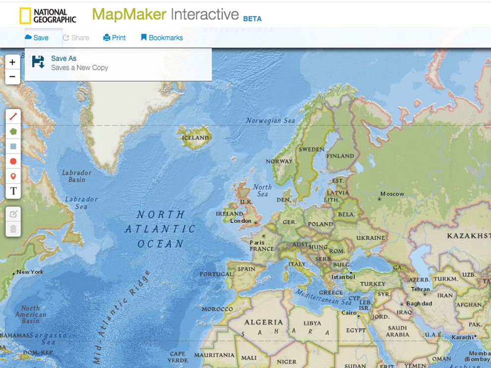 Creating A Geotour With Mapmaker Interactive National Geographic