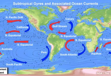 Ocean Currents Map Printable