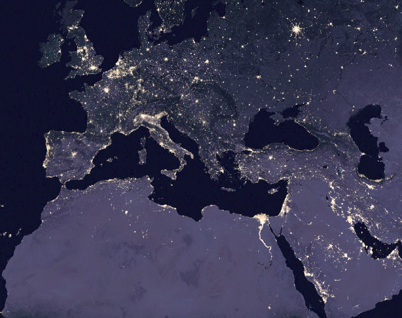 Nasa Dark Sky Map Mapmaker: Light Pollution | National Geographic Society