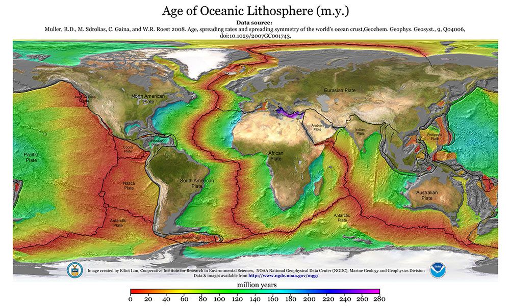 Seafloor Spreading National Geographic Society