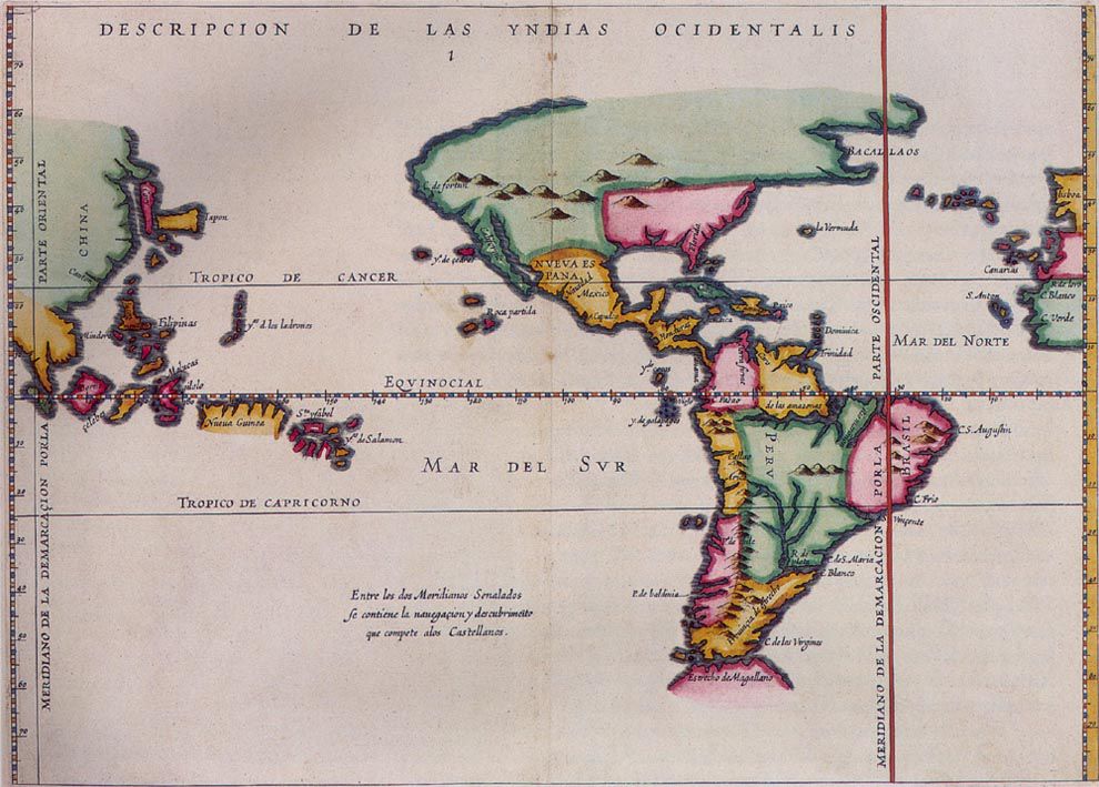 Treaty Of Tordesillas National Geographic Society