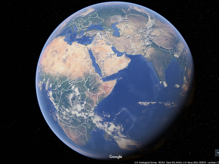 download real time ocean google earth