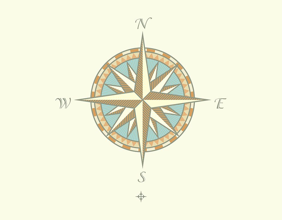 compass direction map