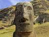 Photo: Stone heads of Easter Island